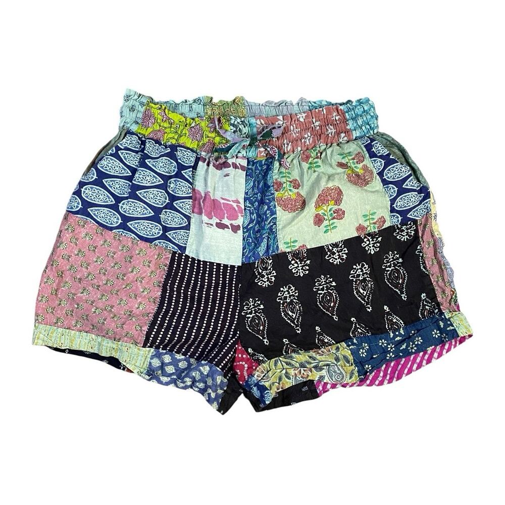 Earthbound Trading Co. Patchwork Shorts - M